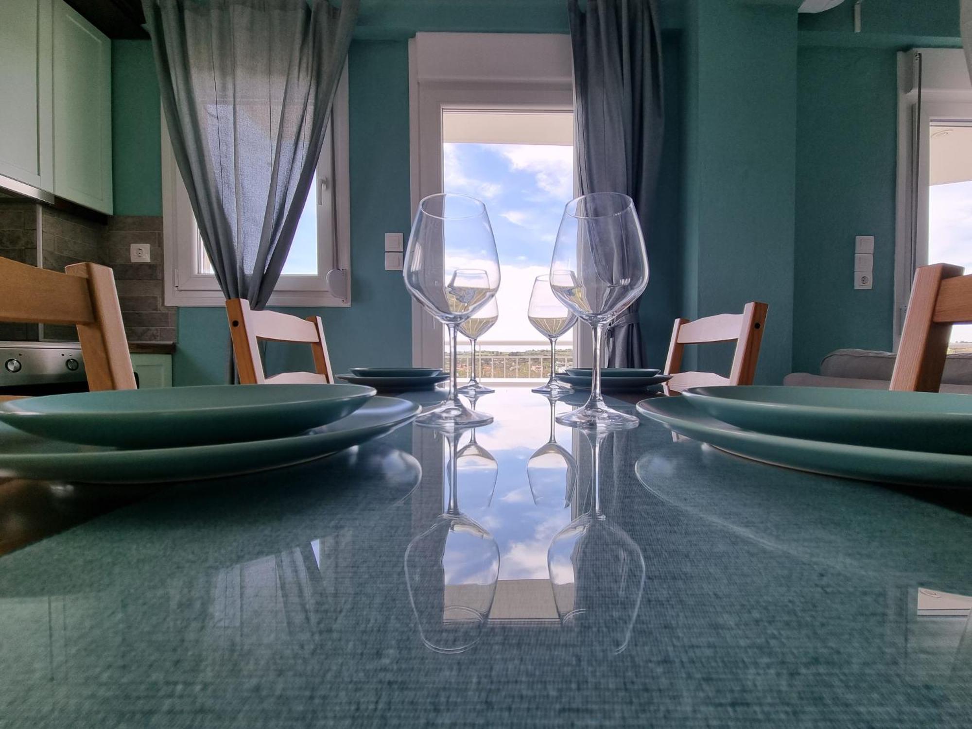 Tararas Apartments Nea Michaniona Zimmer foto